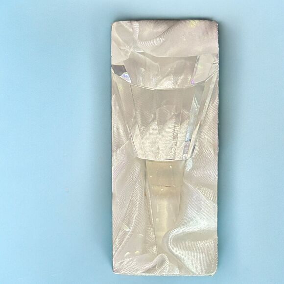 Vintage Estate Designer Oleg Cassini Crystal Bottle Stopper Faceted Cut Collect - Picture 13 of 14